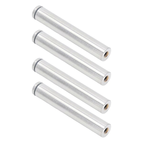 12 stk. Afstandsskruer til skilte, rustfrit stål, fortykket reklamesømsæt 25x150 mm til akrylplade spejl