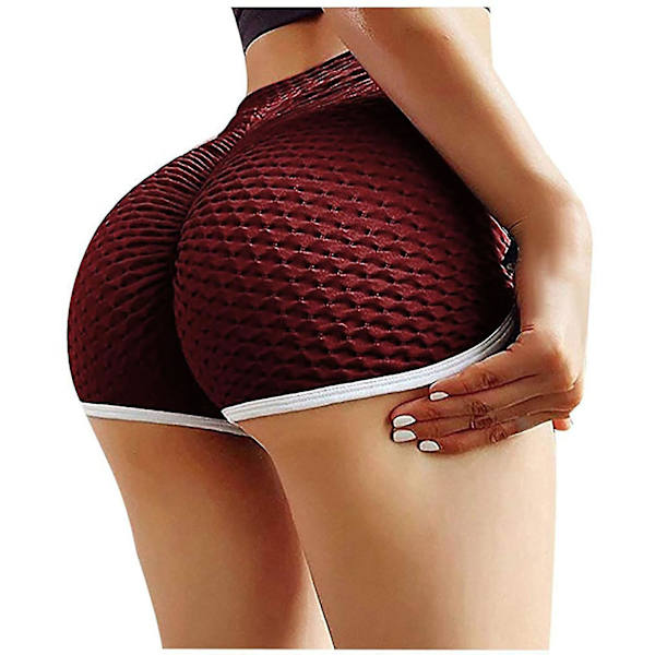 Tflycq Dam Basic Slip Cykelshorts Kompression Träningsleggings Yogashorts Byxor Red XXXXXL