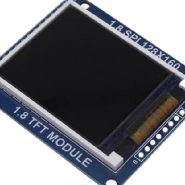TFT 1,8 tuuman LCD-moduuli 128x160 pistettä - ST7735S-ohjain SPI-sarjaliitäntä Monitoiminen värinäyttömoduuli