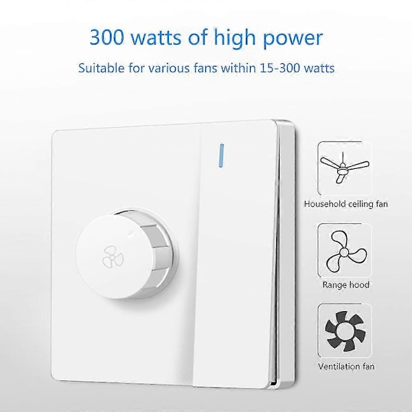 220v Universal Justering Takvifte Hastighetskontroll Hastighetsjusterer Med Bryter White