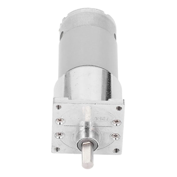 DC Gir Motor Aluminiumlegering Messingspole Selvlåsende Reversibel Eksentrisk Aksel 20RPM Hastighetsreduksjonsmotor 12V