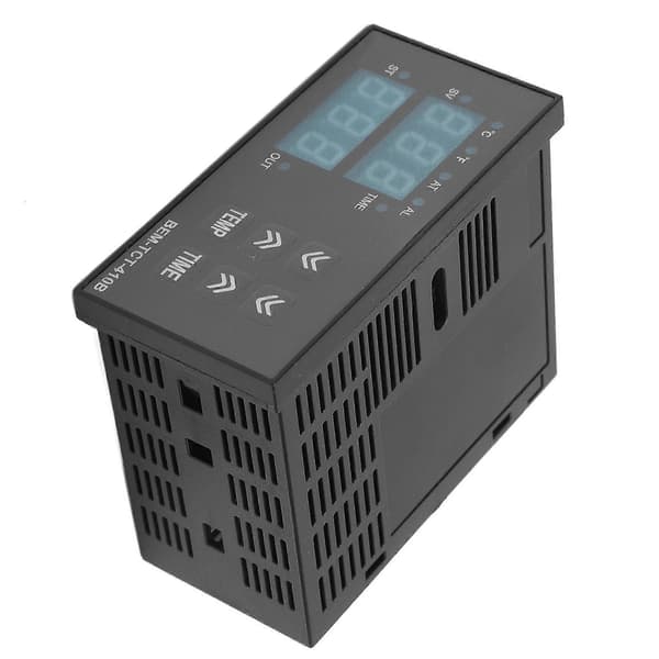 BERM Temperaturkontroller Set Digital Display K Typ Temperaturkontroller 100?240V för Värmepressmaskin