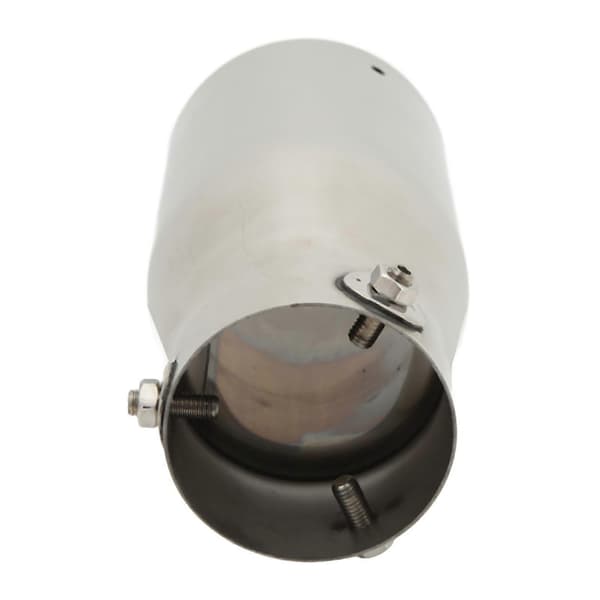 Bil Udstødningsrør Hale Rør 76x101mm Flad Rustfrit Stål Spejlpoleret Universal Modifikation
