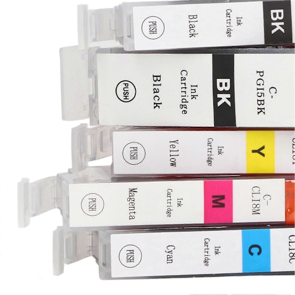 Blekkpatroner Kompatibel Refill Erstatning for PIXMA IP4200 IP4300 IP4500 Skriver 5 Farger (PGI?5BK CLI?8BK C M Y)