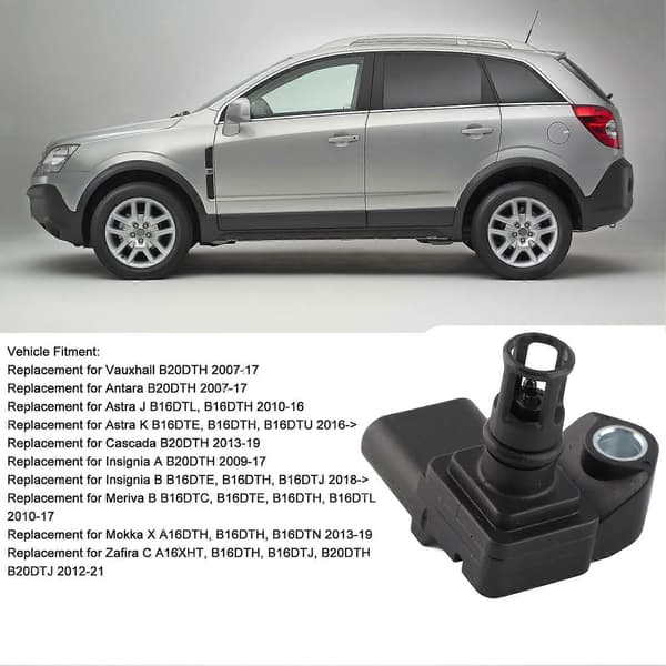 Manifold Absolut Lufttryk MAP Sensor 55593802 Udskiftning Til Astra J B16DTL B16DTH 2010 til 16