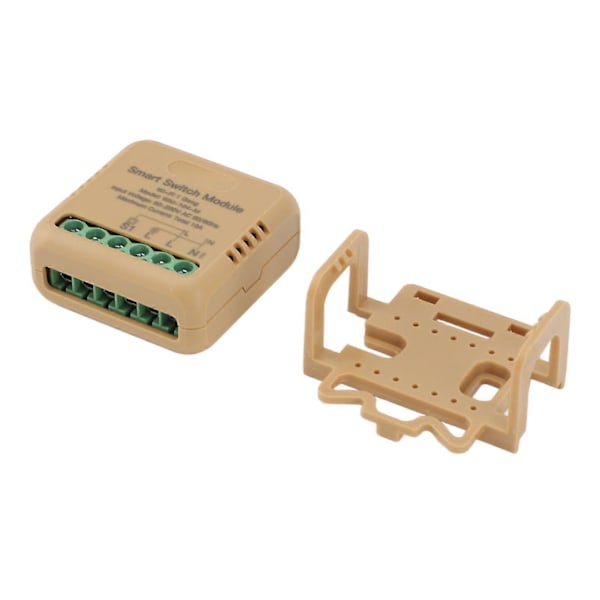 Mini Smart Relæ WiFi Switch AC 90 10A 1 Vejs IP20 Multipel Kontrol Trådløs Lys Fjernbetjeningsmodul til Tuya App