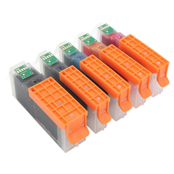 970?971 Flerfargede blekkpatroner Erstatning blekkskriverpatroner for PIXMA MG5790 MG5795 5 farger (BK BK C M Y)