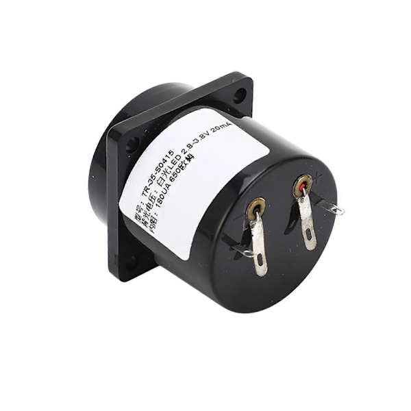 VU Meter Høj Præcision Gul Pointer Skive Hvid LED Baggrundsbelyst Forstærker Panel VU Meter Header