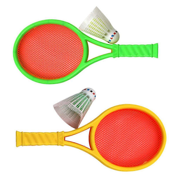 Bärbart Badmintonracket Bollset Familj Ungdom Barn Sport Fritidsleksak
