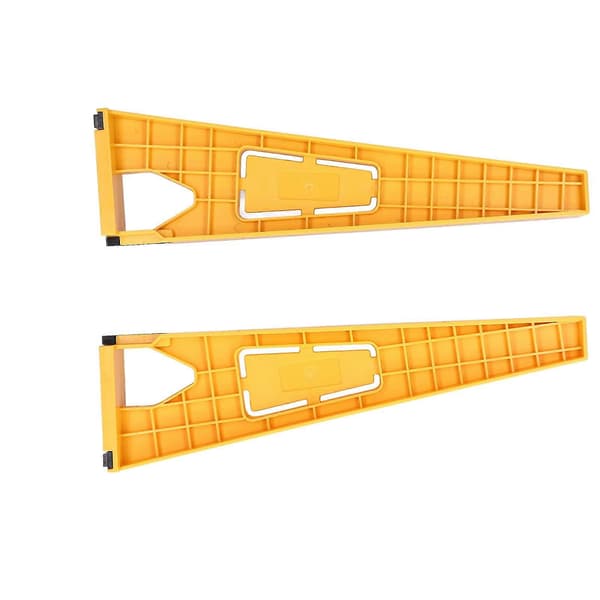 2 st Lådskena Jig ABS Skåp Installationshjälp Monteringsverktyg Set Kit för Hemmet