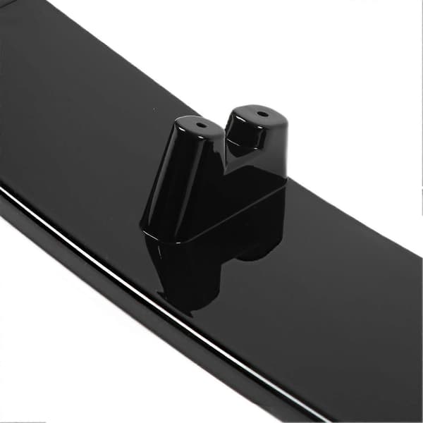 3-delt Frontfanger Splitter Leppe UV-bestandig Erstatning for MK6 GTD 2009?2013 Blank Svart