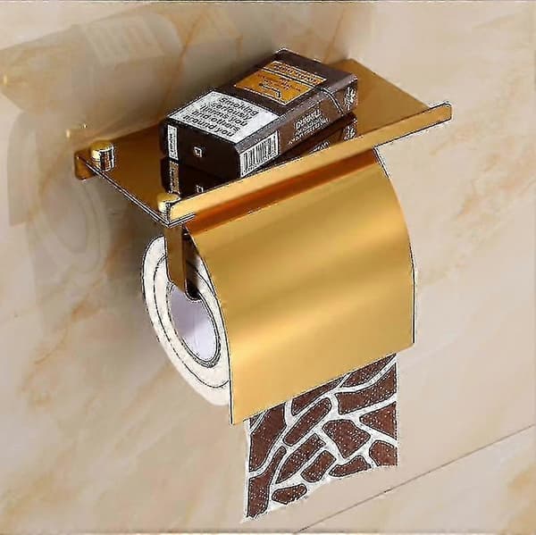 Toiletpapirholder i rustfrit stål s20241212790 gold