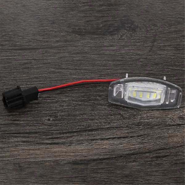 2 Par Bil LED Registreringsskylt Lampa för Accord Svart