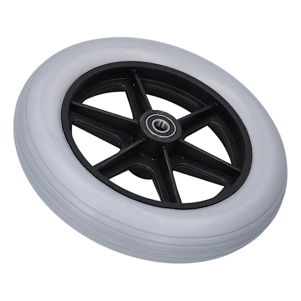 Pyörätuolin etupyörä 10 tuumaa Kävelytelineen pyörä Vapaa rengas Lisävaruste 12mm 10x2 6001