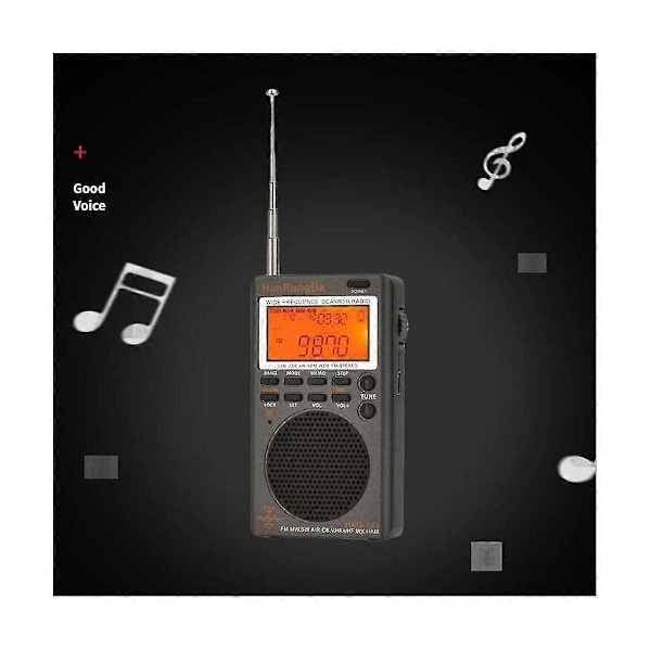 -747 Bærbar Multibåndsradio Fm/mw/sw/ssb/lsb/air/cb/vhf/uhf/ubd/ Fullbånds Mini Stereoradiomottaker