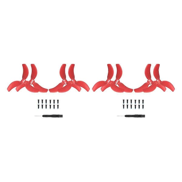 4 Par Propeller for Avata 2 3032S Farge Blad Vinge Erstatning Drone Tilbehør for Avata 2 Drone Rød