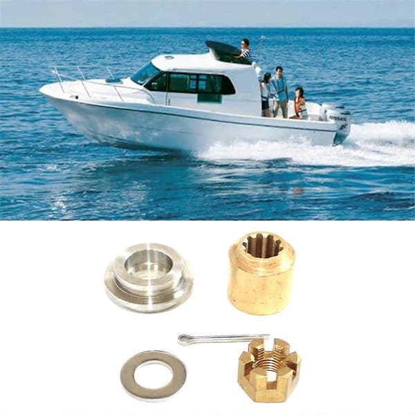 Båtmotor Del för 2-takts 30 Utombordsmotor Propellermutter Distansbricka Låsstift 6L2-45987-01