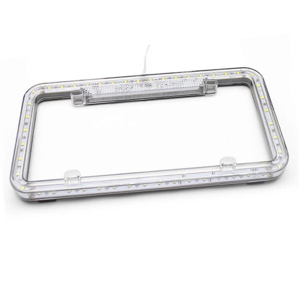 Nummerpladeramme Lys LED Pladeholder Beslag 6W 12V 31.5x16.5x2cm Universal Pasform til Bil