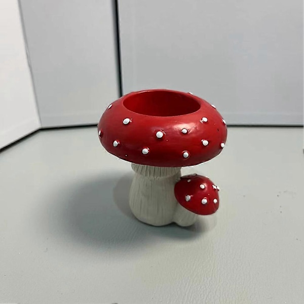 Svamp Tealight Ljusstake Söt Svamp Tealight Ljusstake Ljusstake Hem Sovrum Skrivbordsdekoration