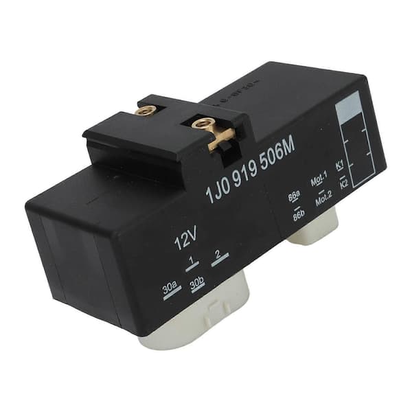 Radiatorfläkt Kontrollrelä 1J0919506M 12V Regulator Kylvätska Fläkt Kontrollenhet för A3 S3