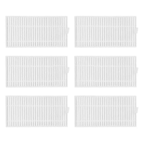 For Robotstøvsuger E5 / C108 Filter Robotstøvsuger Tilbehørsdel 6 STK