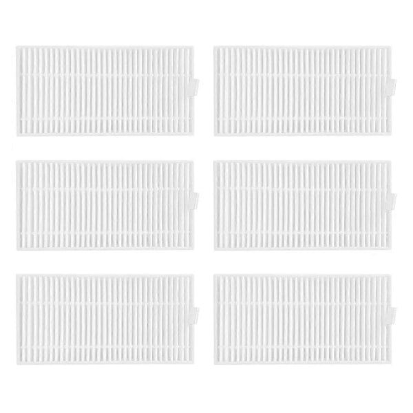 Til Robotstøvsuger E5 / C108 Filter Robotstøvsuger Tilbehørsdel 6 STK