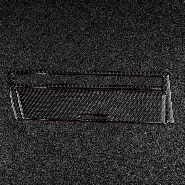 2 st Kolfiber Bil Cigarettändare Trim Dekal Passar för 3-serie E46 1998-2005