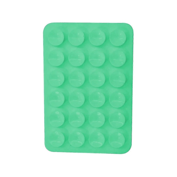 5 st Silikon Sugpropp Telefonfodral Självhäftande Fäste, För Iphone & Android Mobiltelefonfodral Kompatibelt, Handsfree Mobiltelefontillbehör Hållare light green