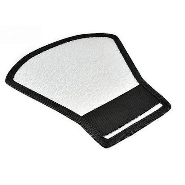 Blixtdiffusor Ljus Softbox Reflektor, Universell Mjuk Silvervit Kamerareflektor för SLR-kamera