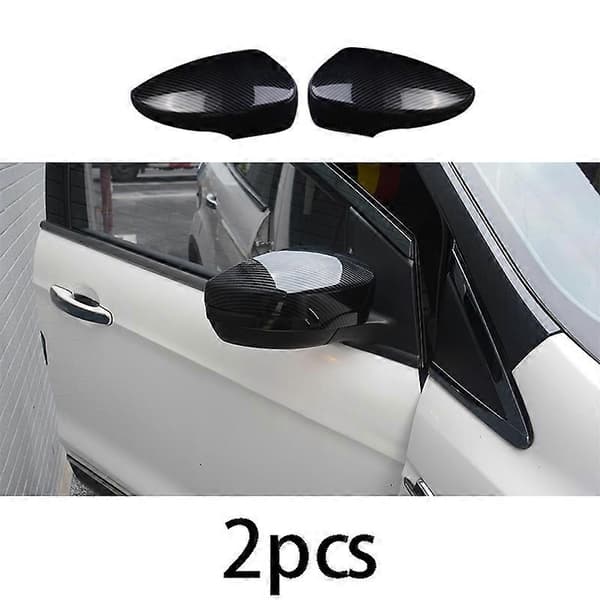 2 stk. Sidespejlskapper til udvendige sidespejle til Escape Kuga 2013-2019 Carbon Fiber ABS