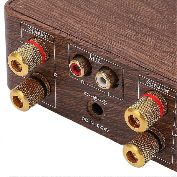 Mini Bluetooth 5.0 Effektforstærker Stereo HiFi Digital Forstærker 2 Kanaler 50W og 50W med USB Input