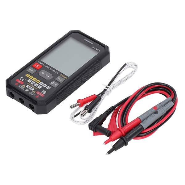 Digitalt Multimeter Smart Mini Farve LCD 3 Resultat Visning Lomme Voltmeter Spændingstester HT127A