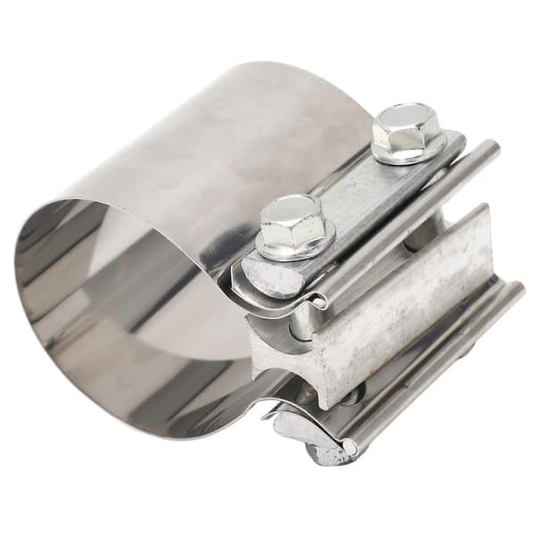 2.75 Tommers Eksosklemme Stabil Fiksering Rustfritt Stål Solid Holdbar Eksosrørklemme Universell for Bil