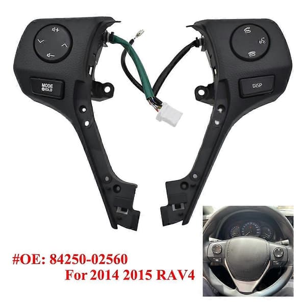 for 2014 2015 Ratt Fjernkontroll Bryter Knapp Bil Multifunksjon Lyd Cruise 84250-02560