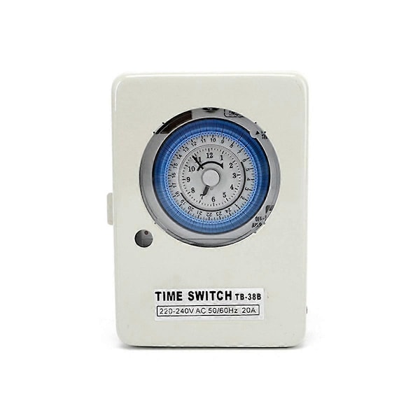 TB-38B Mikrodatamaskin Skinne-Type Husholdning 220V Tidsstyrt Bryter Tidsur Mekanisk Timer