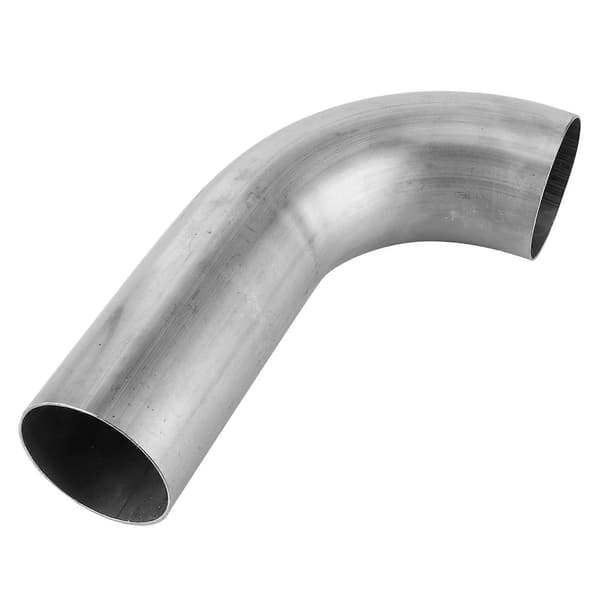 2.5in Turbolader Down Pipe 90 Grader Rustfritt Stål Eksos Bend Rør for T3/T4 5-Bolts Turbo Flens