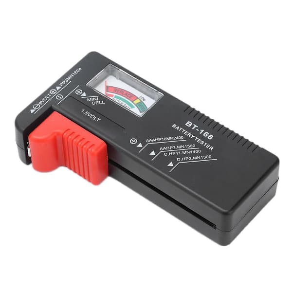 Pointer BT168 Batterikapasitetstester Bærbar Batterisjekker for 1.5V 9V Batteri