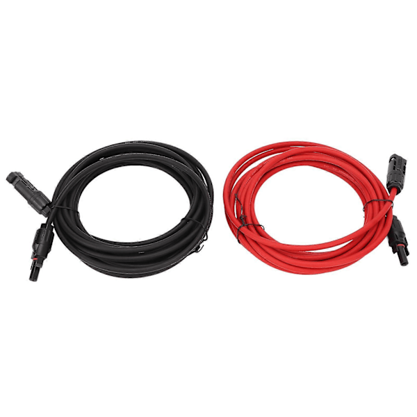 1 pari 12AWG aurinkopaneelijohtoa liittimellä aurinkosovittimen jatkojohto aurinkosähköjärjestelmään 2 metriä