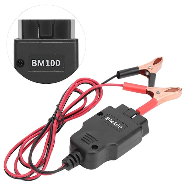 12 V:n auton akun testauslaite OBD2-muistin säästökaapeli, yleismallinen vuoden 1996 ja sitä uudempiin ajoneuvoihin