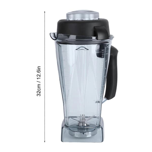 64oz Gjennomsiktig Blenderbeholder Kopp Lokk Blad Erstatning Tilbehørssett Passer for C-serie Blender