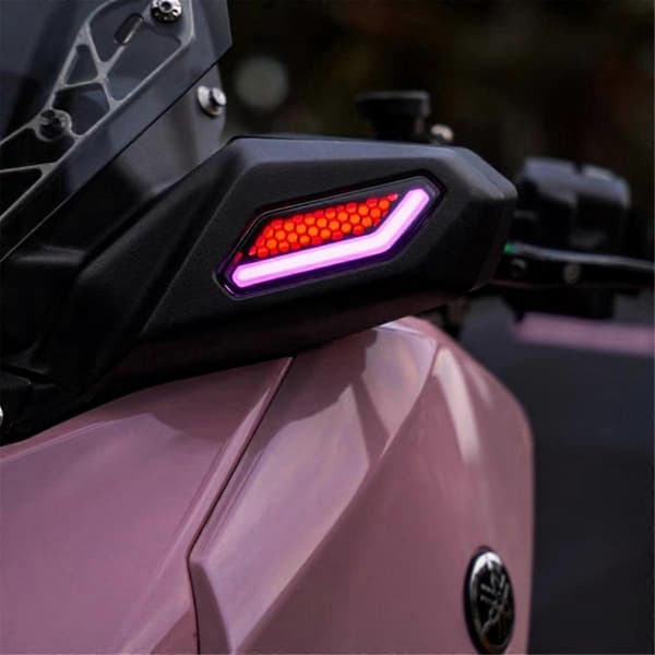 Til XMAX300 2023 2024 Motorcykel Blinklys Samling Kørelys APP Kontrol Farveskift A