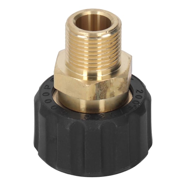 Högtryckstvätt Adapter Pistol Slanganslutning 5000PSI Reservdelar Tillbehör Hane G3/8 till Hona M22 14mm