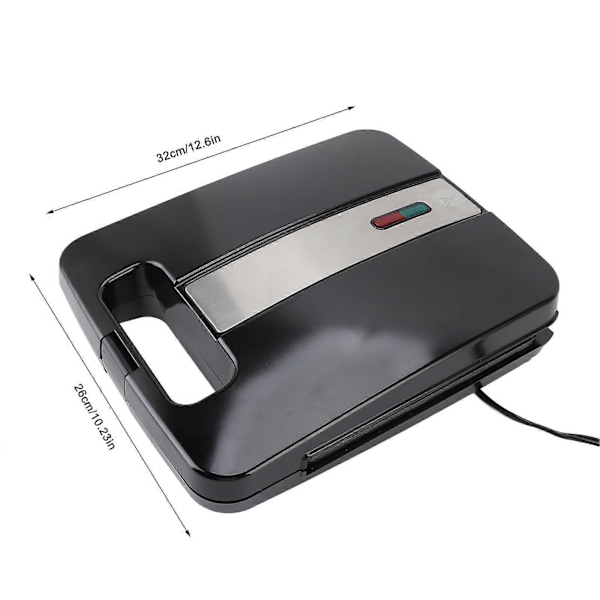 Vaffeljern 1400W Dobbelt Sidet Opvarmning Morgenmad Sandwich Maskine Grillet Ost Maker til Restauranter Caféer Snackbutikker EU Stik 220V