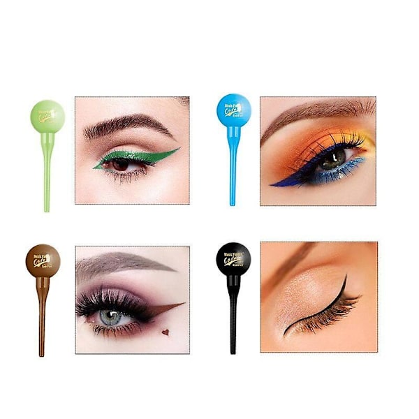 Vattentät Färgglad Eyeliner Flytande Eyeliner Smink Ögonmakeup purple