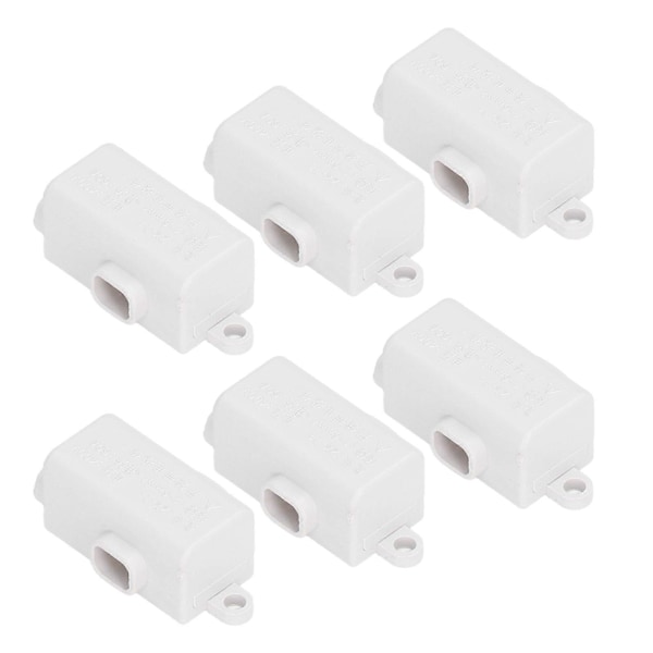 6 stk. T-type splitterblok 3-vejs inline samledåse højeffekt ZKT1 400V 60A