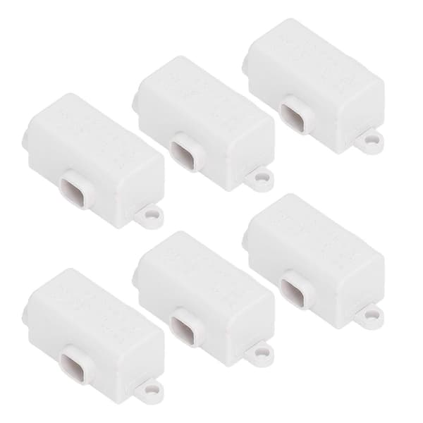 6 stk. T-type splitterblokk 3-veis inline koblingsboks høy effekt ZKT1 400V 60A