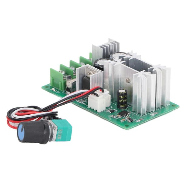 DC Motor Guvernør 12V 24V 36V 48V Høy Effekt PWM Hastighetskontroll Bryter Regulator Modul 10?60V Input L0577K
