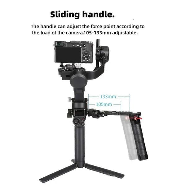 Gimbal Stabilisator Håndtak Sammenleggbart Grep Forlengelsesholder Kaldsko 1/4 Port for 2 / 2 / 3 / 3 Pro