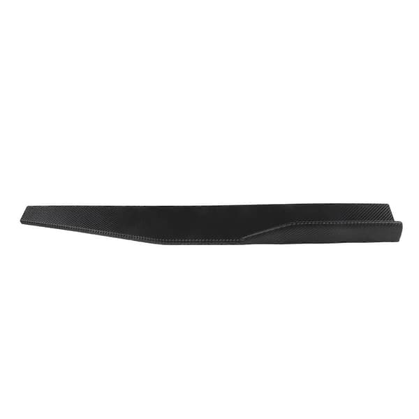 2 stk. Sideskørt Winglet Kulfiberstil Universal Bil Sidelæbe Winglets Forlænger Spoiler