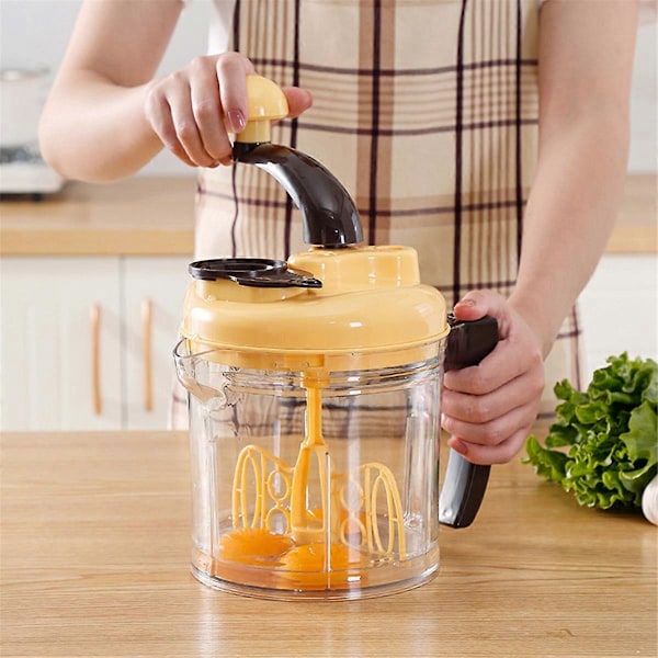 Blender Foodprocessor Køkken Manuel Kraftig Blender Kødhakker Hakker Grøntsagsskærer